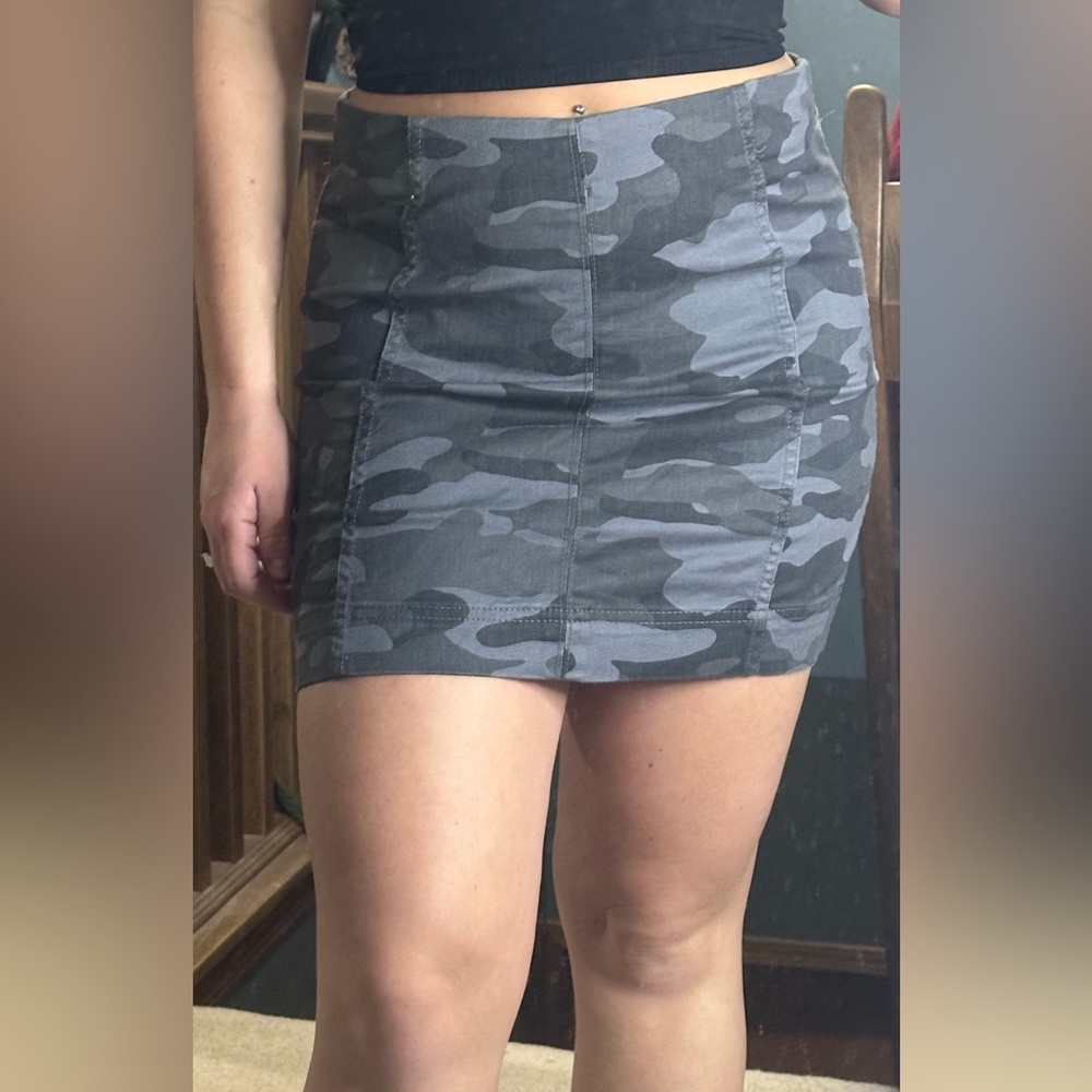 Camouflage Mini Skirt